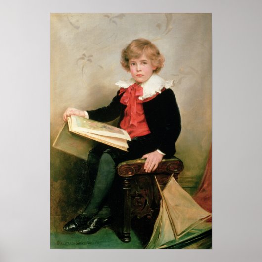 ノルマンスチュワートデイヴィスポートレート ポスター (正面)