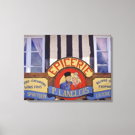 ノルマンディで キャンバスプリント (正面)