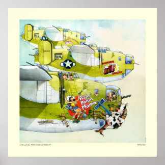 ノルマンディへの低レベルの襲撃 ポスター