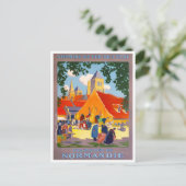 ノルマンディフランスヴィンテージ旅行 ポストカード (スタンド正面)