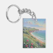 ノルマンディフランセトレタットクリフワイルドフラワー キーホルダー (正面左)