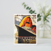 ノルマンディーからリオまでの大クルージング船 ポストカード (スタンド正面)