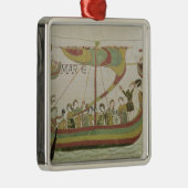 ノルマンディーのウィリアム公爵は海を交差させます メタルオーナメント (右)