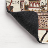 ノルマンディーの公爵へのバイユーのタペストリーの伯爵ハロルド マウスパッド (コーナー)