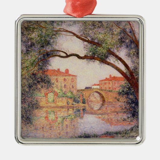 ノルマンディーの村 メタルオーナメント (正面)