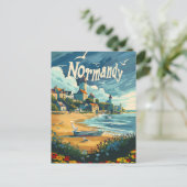 ノルマンディーコーストフランス ポストカード (スタンド正面)