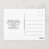 ノルマンディー上陸作戦80周年　色付き兵士 ポストカード (裏面)