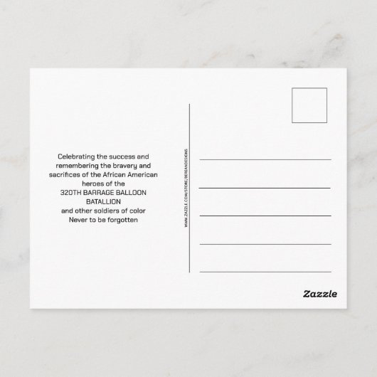 ノルマンディー上陸作戦80周年　色付き兵士 ポストカード (裏面)