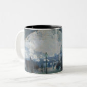 ノルマンディー列車の到着 – モネ ツートーンマグカップ (正面左)