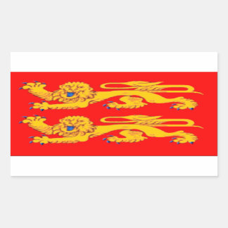 ノルマンディー国旗 長方形シール