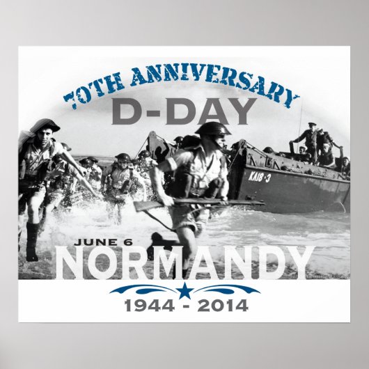 ノルマンディー70th D-day Anniversary ポスター (正面)