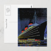 ノルマンディー・アット・ナイト ポストカード (正面/裏面)