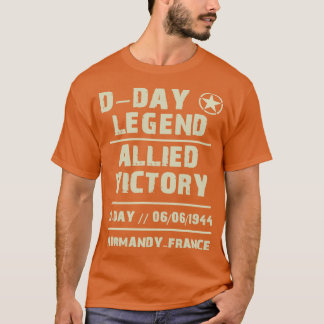 ノルマンディー・第二次世界大戦の1944年5月の連合勝利 Tシャツ