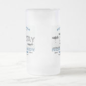 ノルマンディ記念日の第70回D日間の空中戦 フロストグラスビールジョッキ (中央)