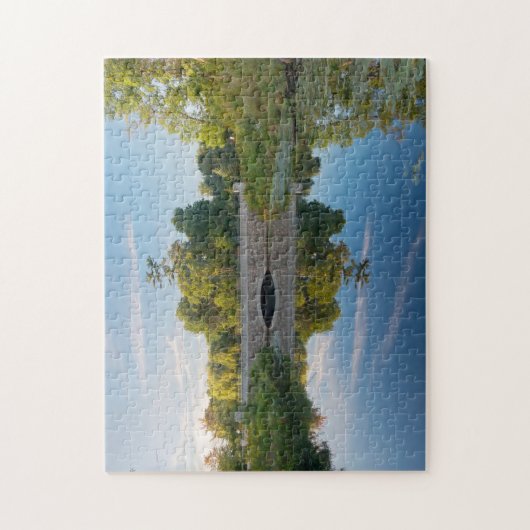 ノルマンデールレイクパークアンドブリッジ ジグソーパズル (縦)