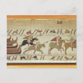 ノルマン人はペベンジーと騎士に上陸する ポストカード (正面)