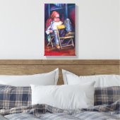 ノルマン人は彼の眠りに引き込む香水を流す キャンバスプリント (インサイチュ (寝室))