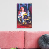 ノルマン人は彼の眠りに引き込む香水を流す キャンバスプリント (インサイチュ (リビング))