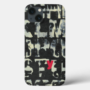 ノルマン人Wyattによるアルファベットの絵画 iPhone 13ケース