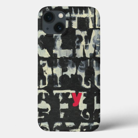 ノルマン人Wyattによるアルファベットの絵画 Case-Mate iPhoneケース (裏面)
