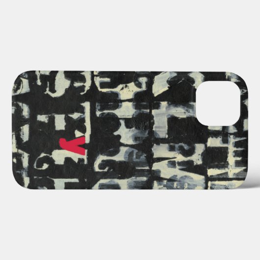 ノルマン人Wyattによるアルファベットの絵画 Case-Mate iPhoneケース (裏面 (横))