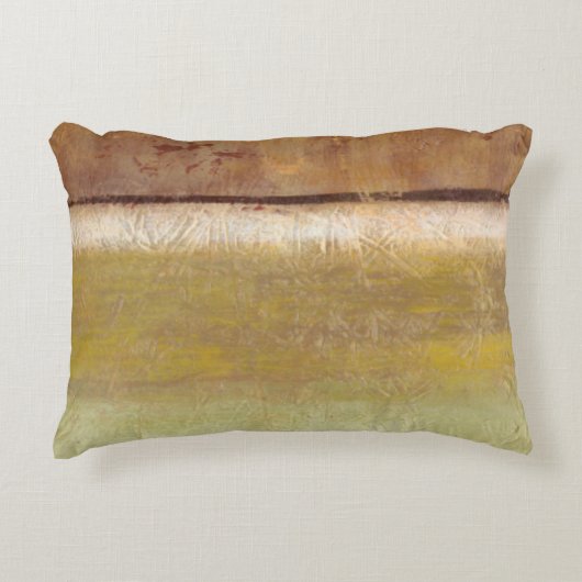 ノルマン人Wyattによる地球の調子のモダンな絵画 アクセントクッション (正面)