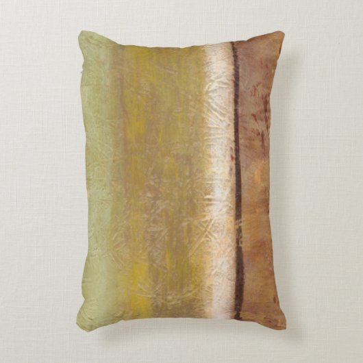 ノルマン人Wyattによる地球の調子のモダンな絵画 アクセントクッション (正面(垂直))