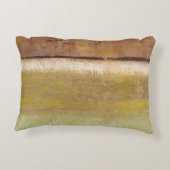 ノルマン人Wyattによる地球の調子のモダンな絵画 アクセントクッション (裏面)