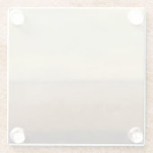 ノルマン人Wyattによる孤独な砂漠の景色 ガラスコースター (裏面)