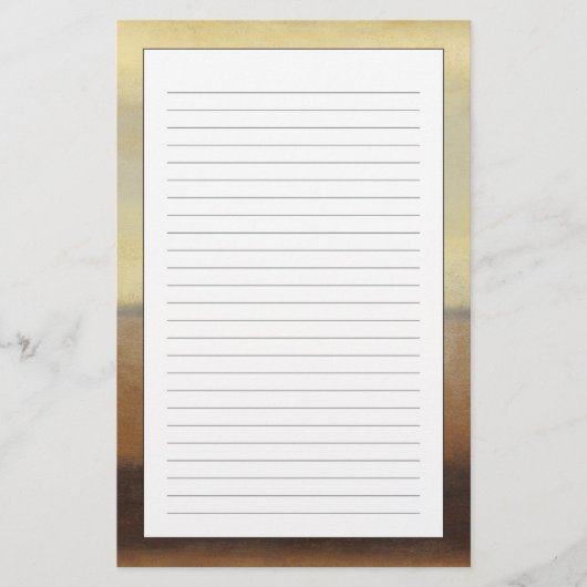 ノルマン人Wyattによる孤独な砂漠の景色 便箋 (正面)