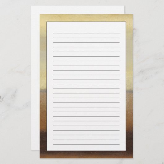 ノルマン人Wyattによる孤独な砂漠の景色 便箋 (正面/裏面)