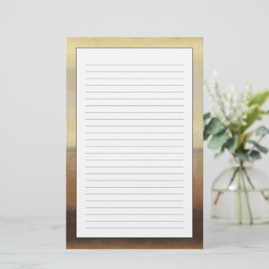 ノルマン人Wyattによる孤独な砂漠の景色 便箋 (スタンド正面)