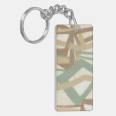 ノルマン人Wyattによる手で描いた絵画 キーホルダー (正面左)