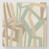 ノルマン人Wyattによる手で描いた絵画 ストーンコースター (正面)