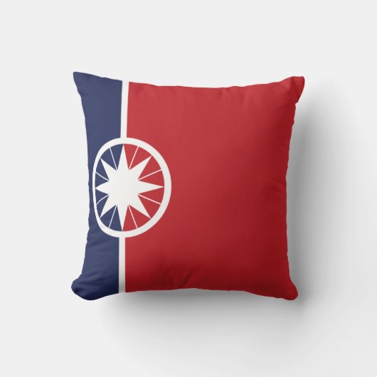 ノルマン州旗(オクラホマ州) クッション (正面)