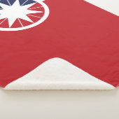 ノルマン州旗(オクラホマ州) シェルパブランケット (3/4)