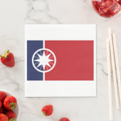 ノルマン州旗（オクラホマ州） スタンダードランチョンナプキン (インサイチュ)