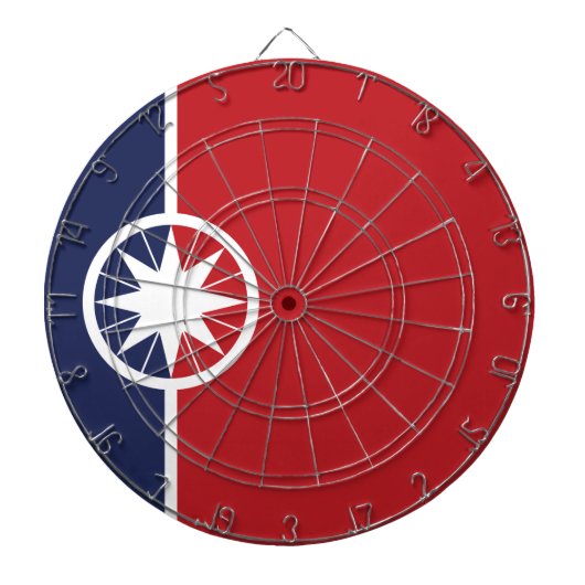 ノルマン州旗(オクラホマ州) ダーツボード (正面)