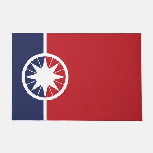 ノルマン州旗(オクラホマ州) ドアマット (正面)