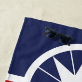 ノルマン州旗（オクラホマ州） ビーチタオル (インサイチュ)