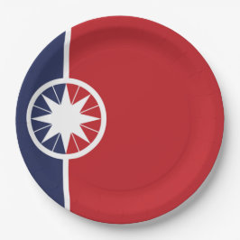 ノルマン州旗（オクラホマ州） ペーパープレート