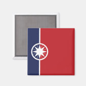 ノルマン州旗(オクラホマ州) マグネット (正面/裏面)