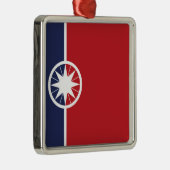 ノルマン州旗(オクラホマ州) メタルオーナメント (右)