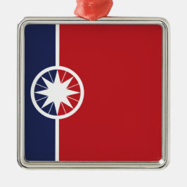 ノルマン州旗（オクラホマ州） メタルオーナメント