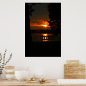 ノルマン湖（NCサンセット） ポスター (キッチン)