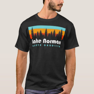 ノルマン湖NCレイクノーマンノースカロライナレトロ Tシャツ