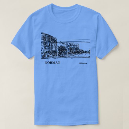 ノルマン・オクラホマ3 Tシャツ (デザイン正面)