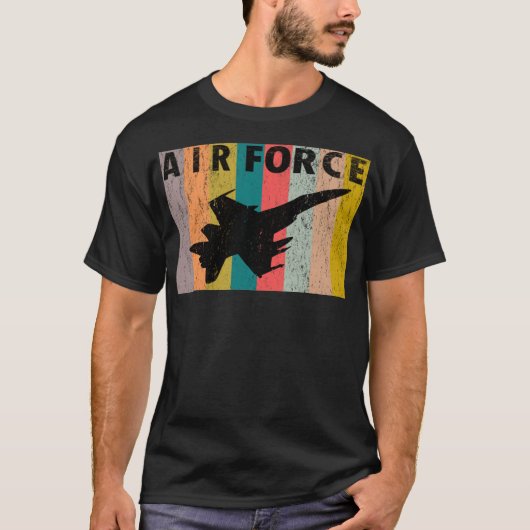 ノルマン・テルウェルに乗る空軍 Tシャツ (正面)