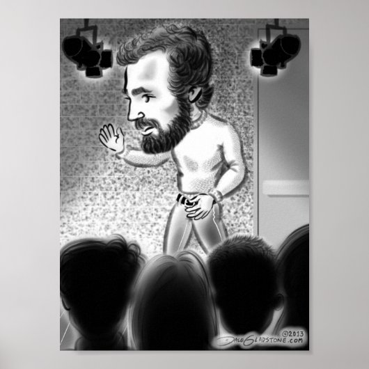 ノルム風刺画プリント13b ポスター (正面)