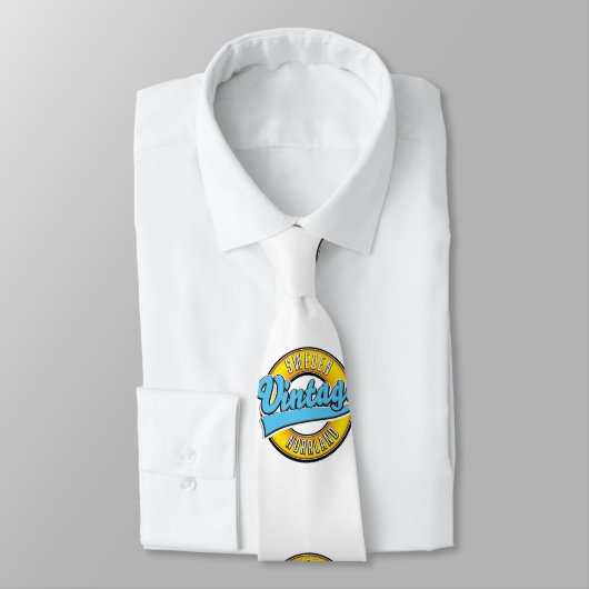 ノルランドスウェーデンヴィンテージスタイルロゴボタン ネクタイ (タイ)